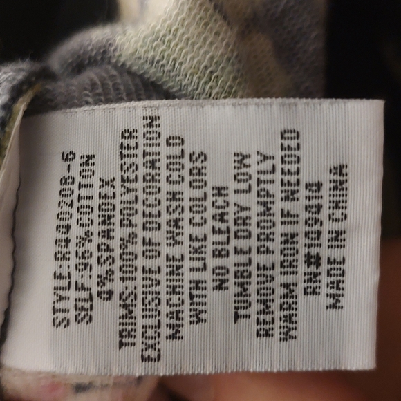 Johnny Was zip up hoodie - Picture 9 of 10